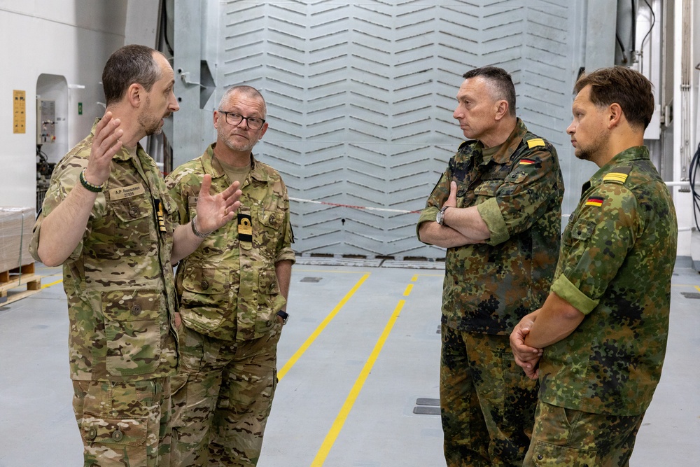 Commander, Task Force Baltic Visits Danish Task Group