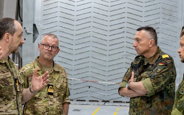 Commander, Task Force Baltic Visits Danish Task Group