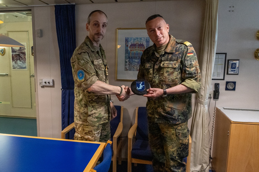 Commander, Task Force Baltic Visits Danish Task Group