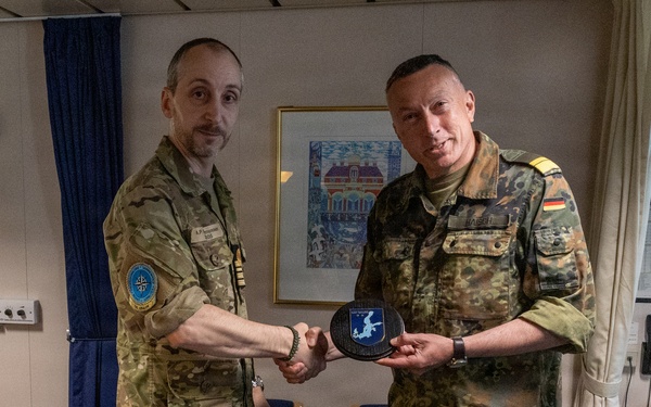 Commander, Task Force Baltic Visits Danish Task Group