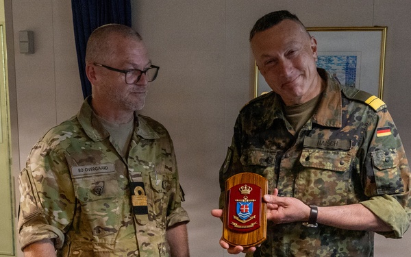 Commander, Task Force Baltic Visits Danish Task Group