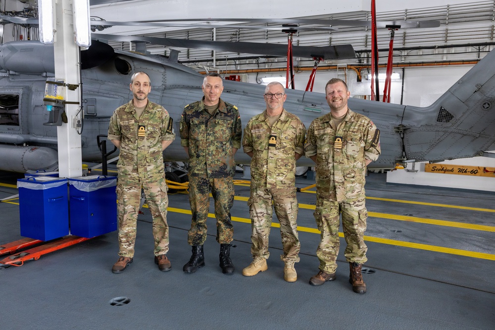 Commander, Task Force Baltic Visits Danish Task Group
