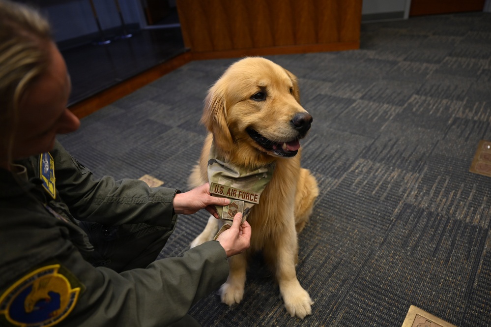 157th Air Refueling Wing Mascot Promotion Ceremony