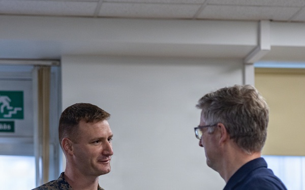 U.S Marines meet with Permanent Secretary of the Ministry of Defense of Estonia