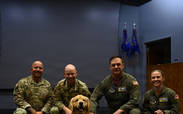 157th Air Refueling Wing Mascot Promotion Ceremony