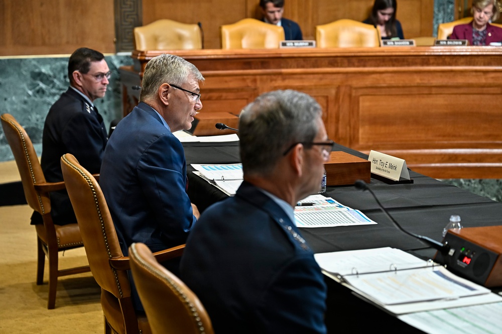SecAF Meink, CSAF Wilsbach, CSO Saltzman testify to SAC-D