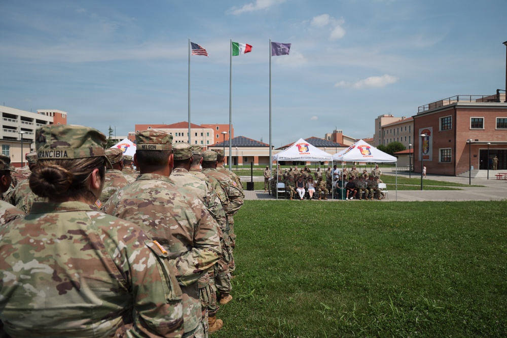Intelligence and Sustainment Company conducts change of responsibility ceremony