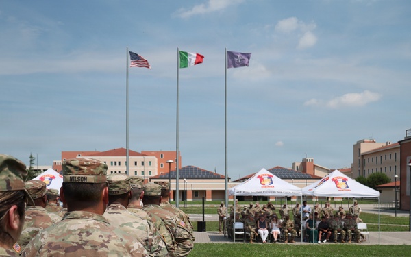 Intelligence and Sustainment Company conducts change of responsibility ceremony