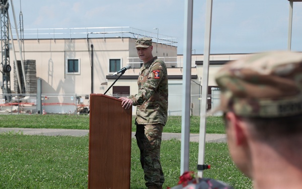 Intelligence and Sustainment Company conducts change of responsibility ceremony