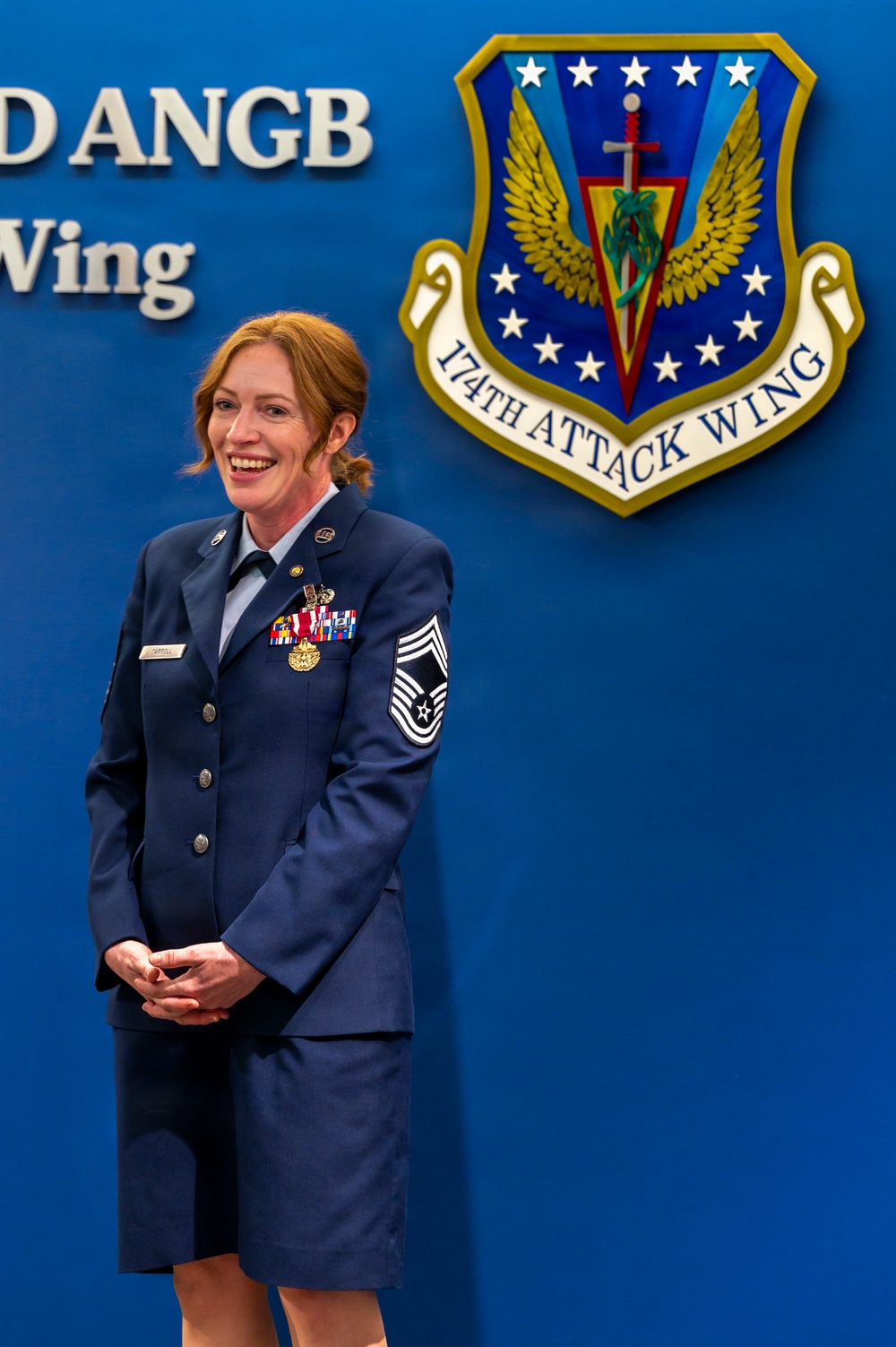 Carroll Retires at Ceremony
