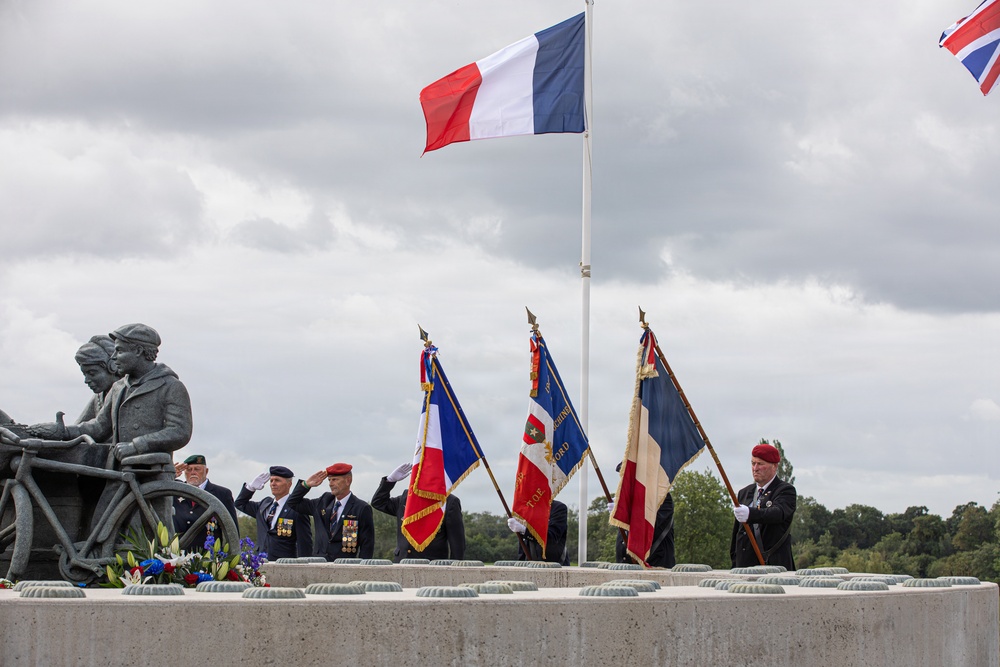 French Resistance Ceremony during D-Day 82