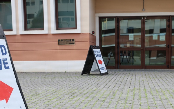 Vicenza military community supports Armed Forces Blood Program blood drive