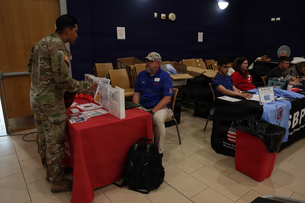 Vicenza military community supports Armed Forces Blood Program blood drive