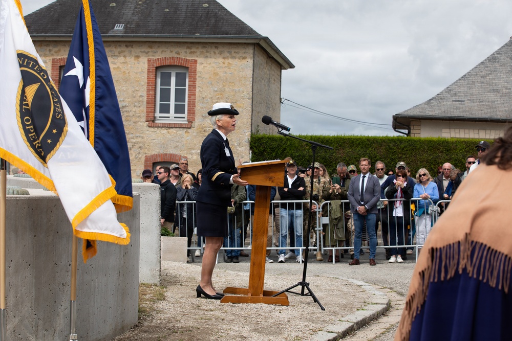 French Resistance Ceremony during D-Day 82