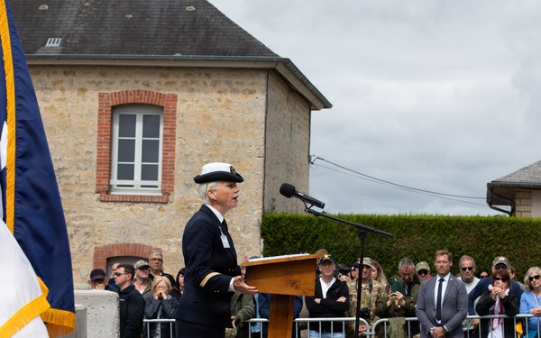 French Resistance Ceremony during D-Day 82