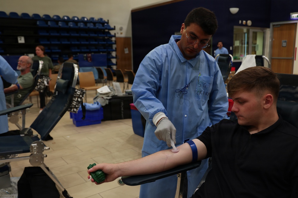 Vicenza military community supports Armed Forces Blood Program blood drive