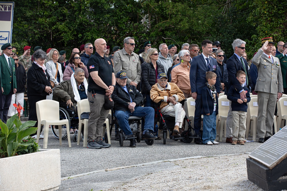 French Resistance Ceremony during D-Day 82