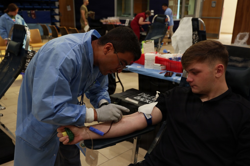 Vicenza military community supports Armed Forces Blood Program blood drive