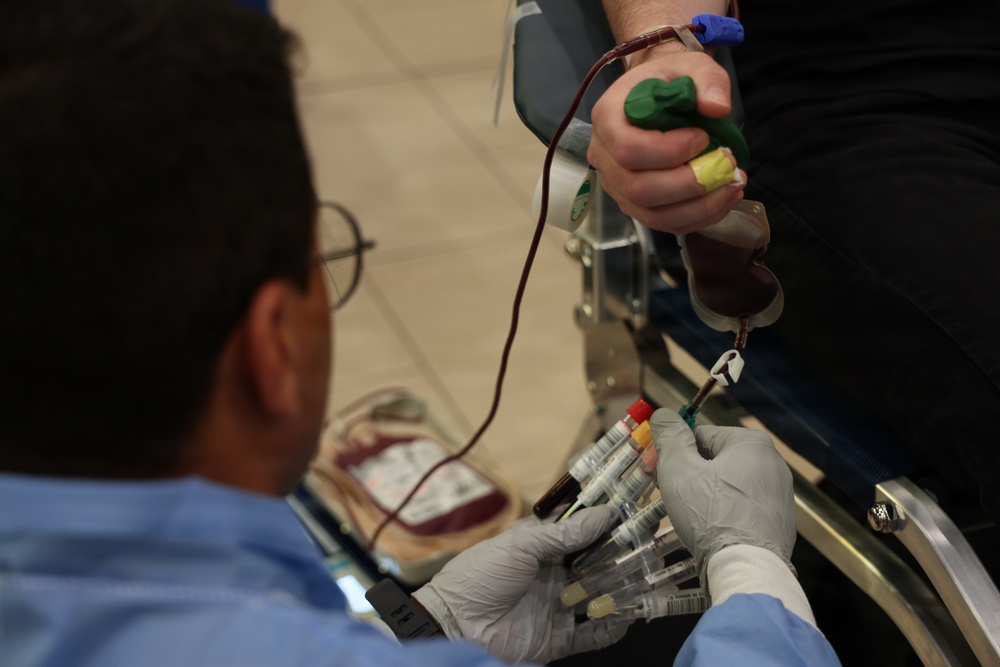 Vicenza military community supports Armed Forces Blood Program blood drive