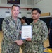 NSA Souda Bay June Awards at Quarters