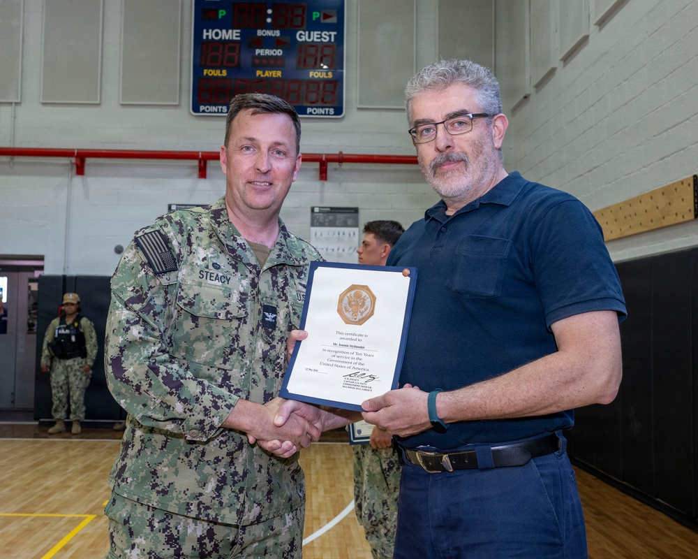 NSA Souda Bay June Awards at Quarters