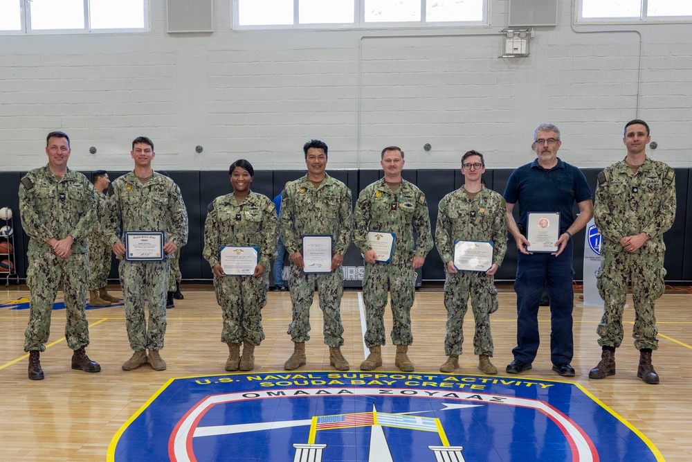 NSA Souda Bay June Awards at Quarters