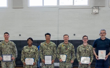 NSA Souda Bay June Awards at Quarters