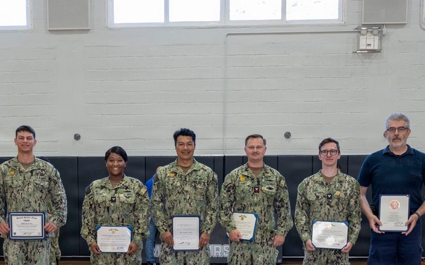 NSA Souda Bay June Awards at Quarters