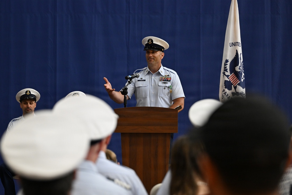 U.S. Coast Guard Station Kenosha holds Change of Command Ceremony