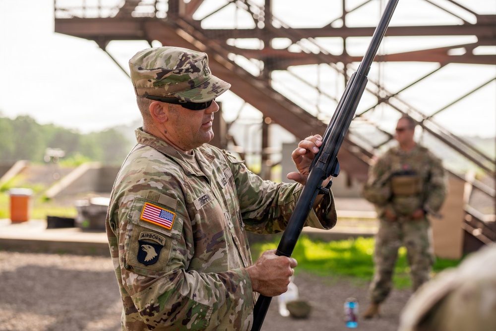 Marksmanship Instructor Teaches Counter-UAS Familiarization
