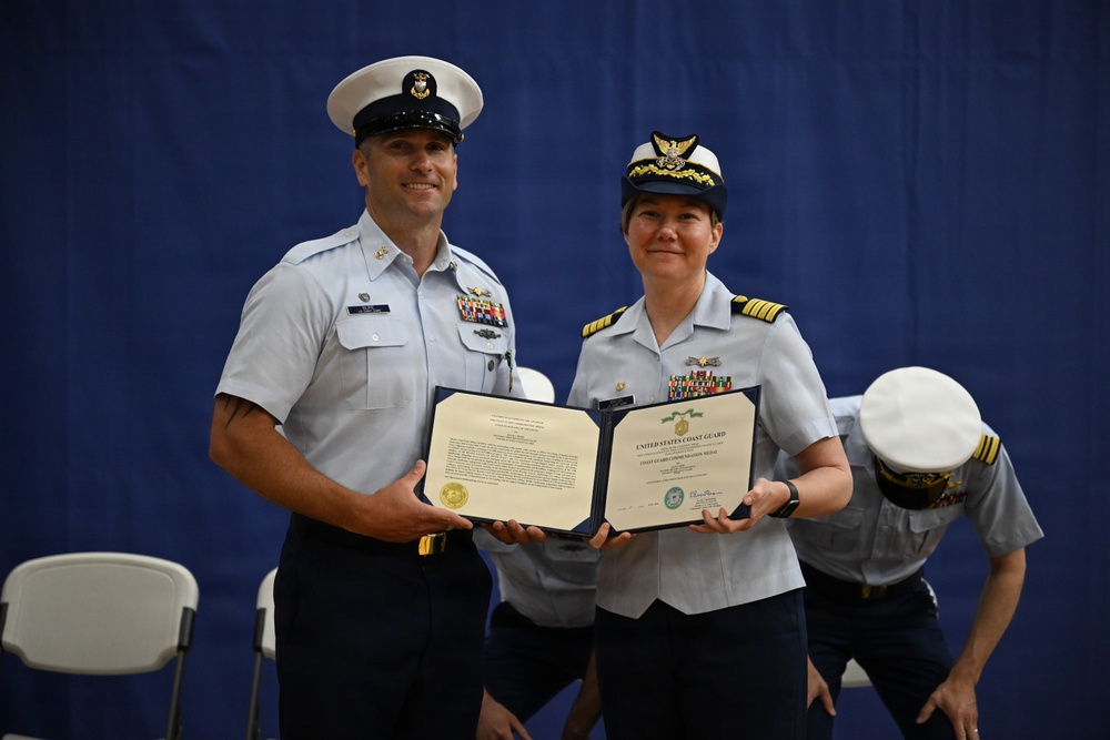 U.S. Coast Guard Station Kenosha holds Change of Command Ceremony