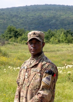 Engineer helps protect training area through firebreak mission