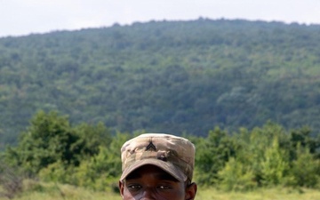 Engineer helps protect training area through firebreak mission