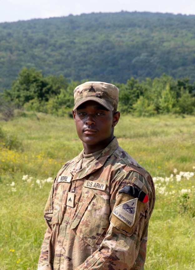 Engineer helps protect training area through firebreak mission