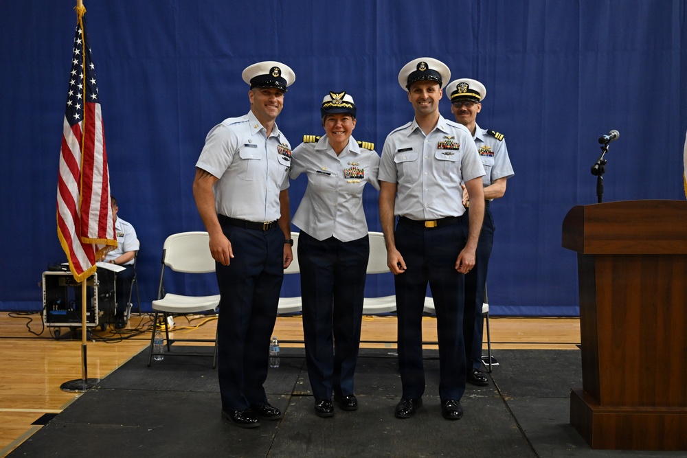 U.S. Coast Guard Station Kenosha holds Change of Command Ceremony