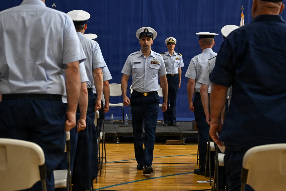 U.S. Coast Guard Station Kenosha holds Change of Command Ceremony