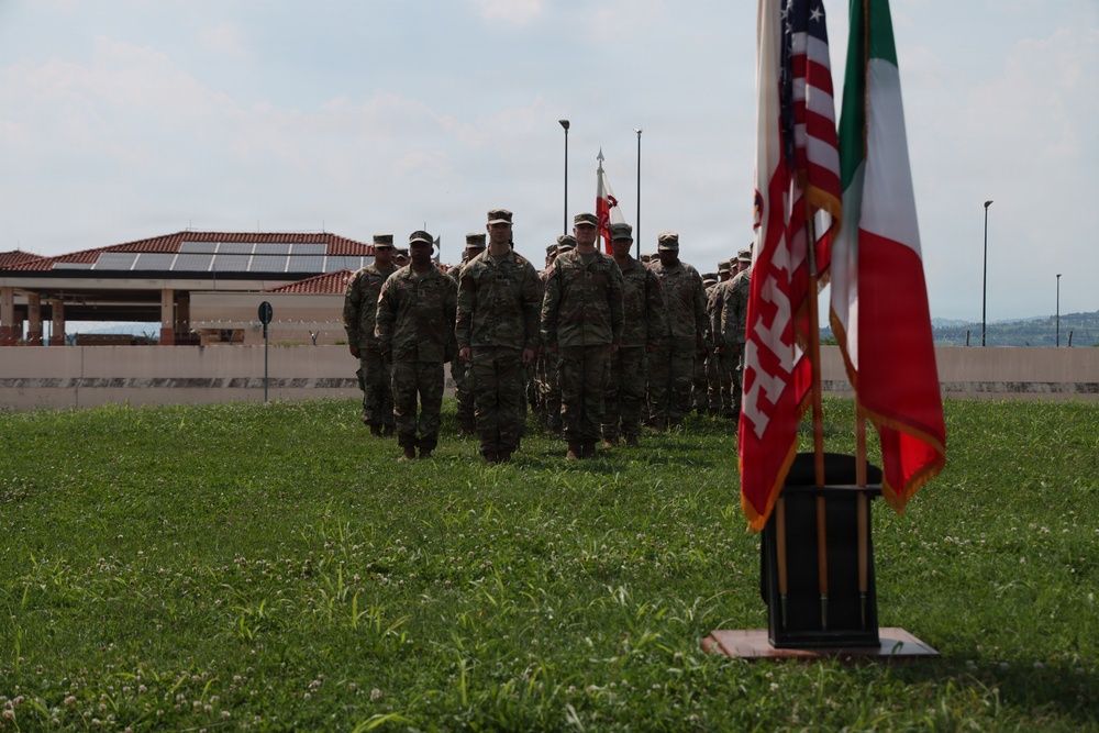 Intelligence and Sustainment Company conducts change of responsibility ceremony
