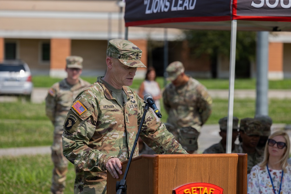 Intelligence and Sustainment Company conducts change of responsibility ceremony