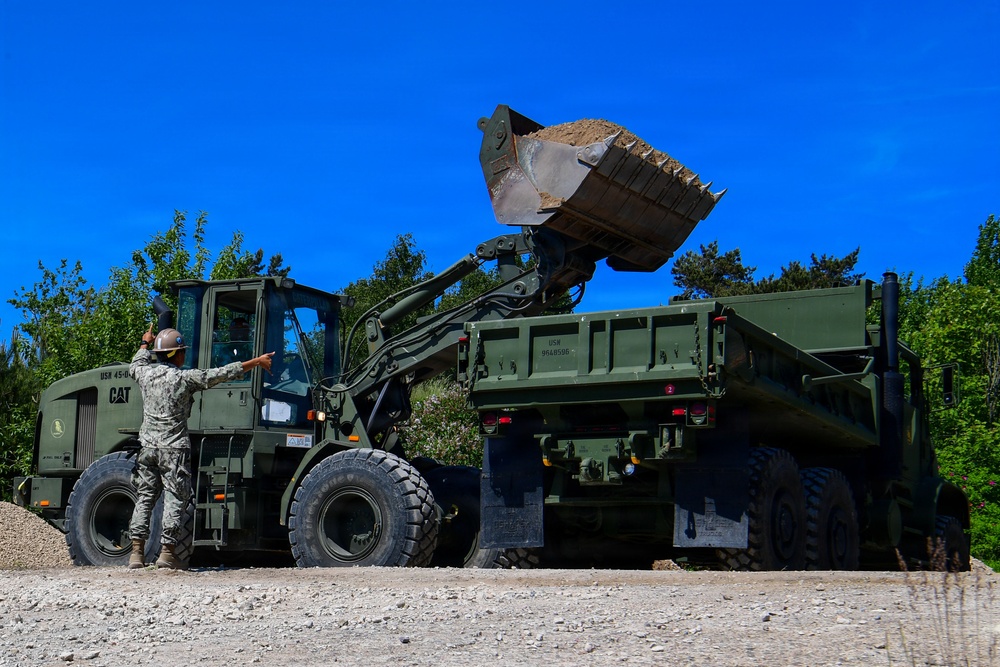 Amphibious Construction Battalion 1 prepares for Boat Ramp Construction during BALTOPS 2026