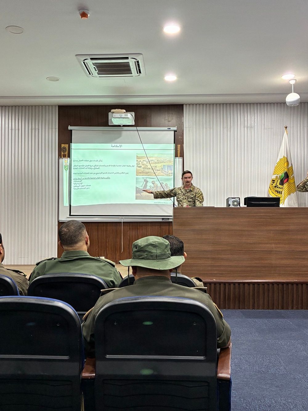 SETAF-AF civil affairs Soldiers conduct subject matter expert exchange with Libyan officers