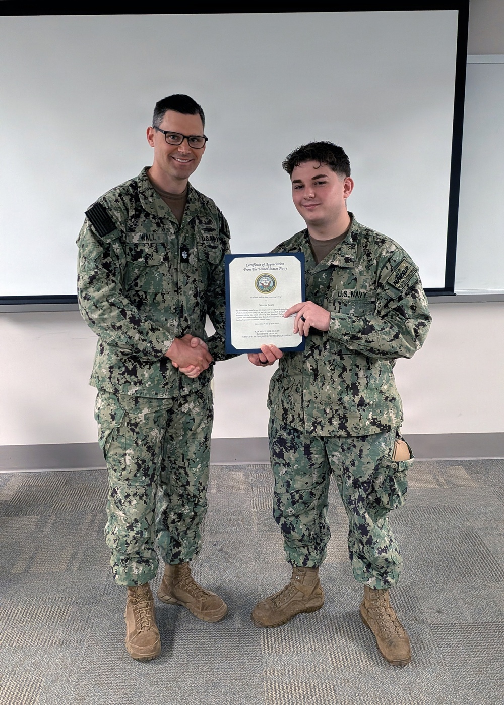 LS3 Jones reenlists