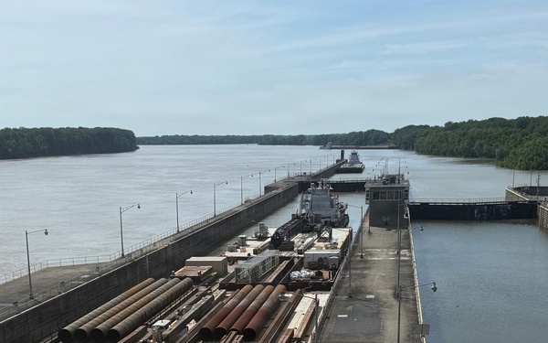 USACE river infrastructure paves the way for ODOT’s Brent Spence Bridge project