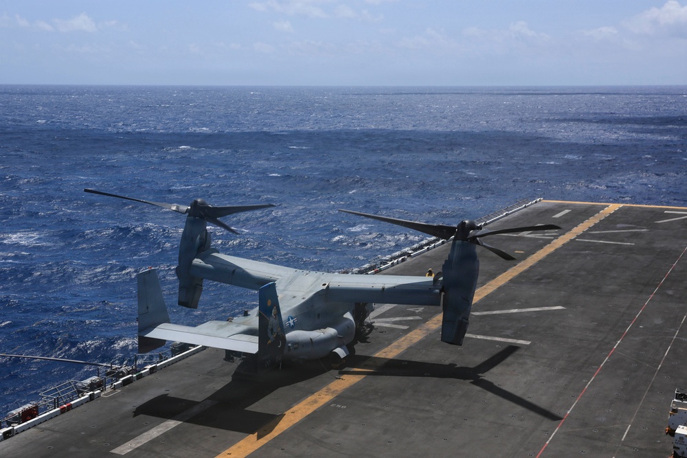 USS Iwo Jima Conducts Flight Operations