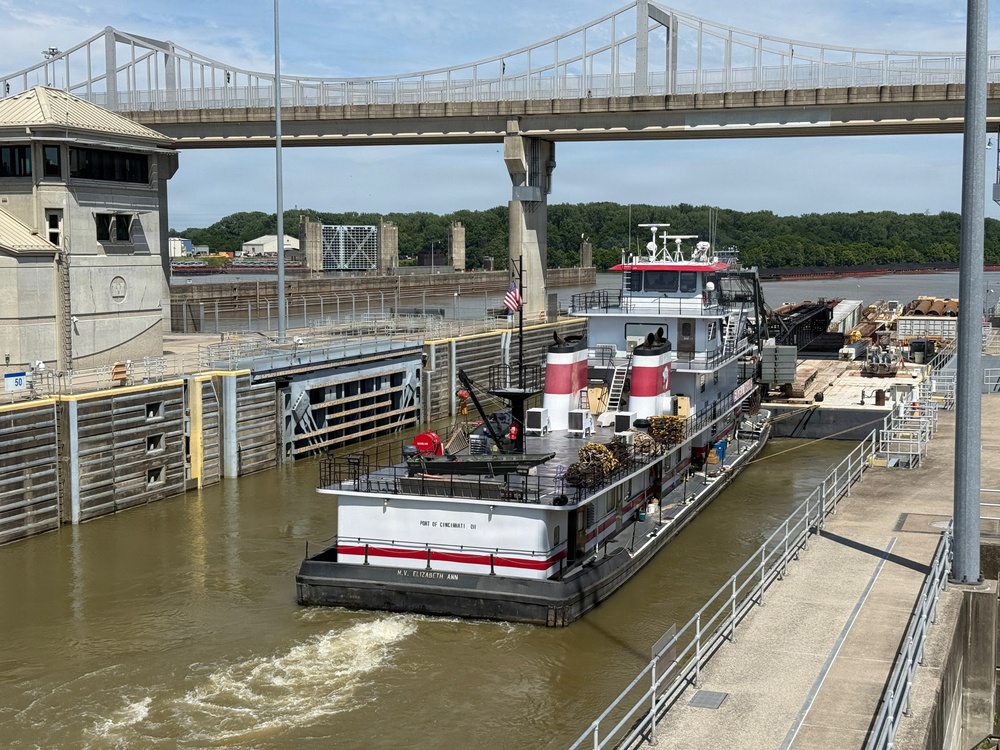 USACE river infrastructure paves the way for ODOT’s Brent Spence Bridge project