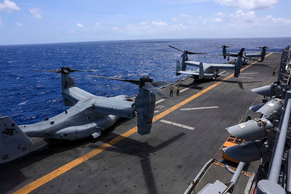 USS Iwo Jima Conducts Flight Operations