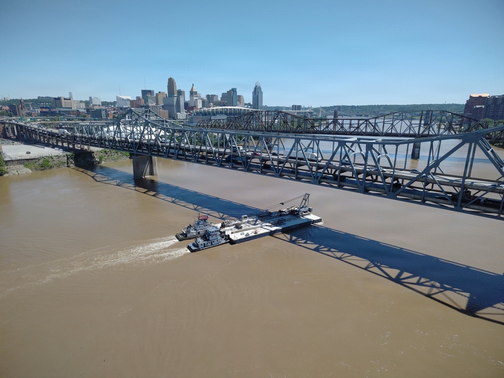 USACE river infrastructure paves the way for ODOT’s Brent Spence Bridge project