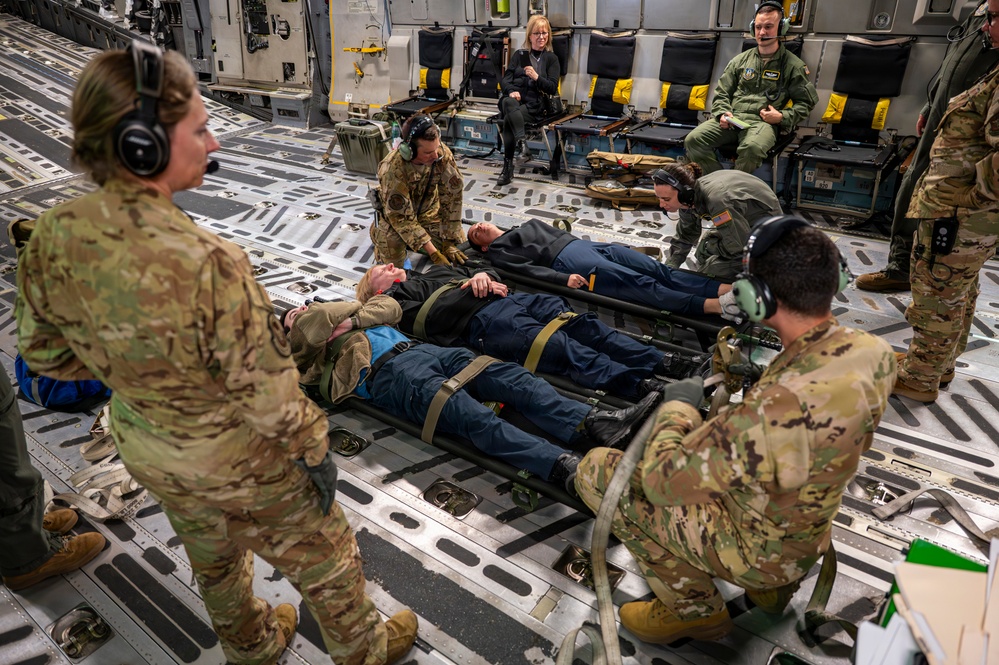 911th AES sharpens in-flight medical readiness