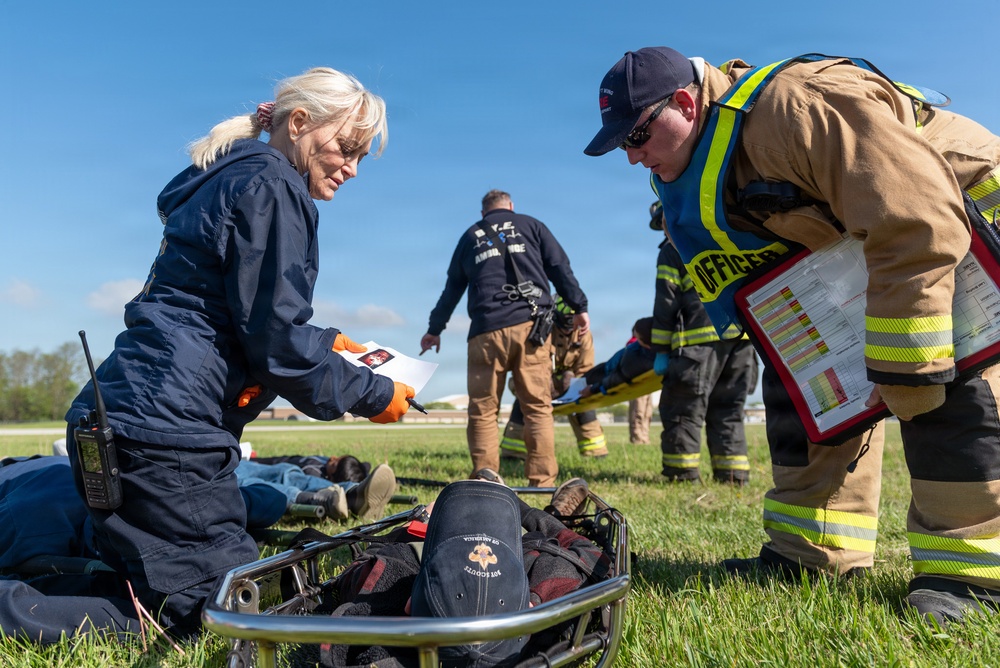 Metropolitan Airport Authority of Peoria conducts 2026 Major Accident Response Exercise (MARE) in Peoria, Ill., April 25, 2026