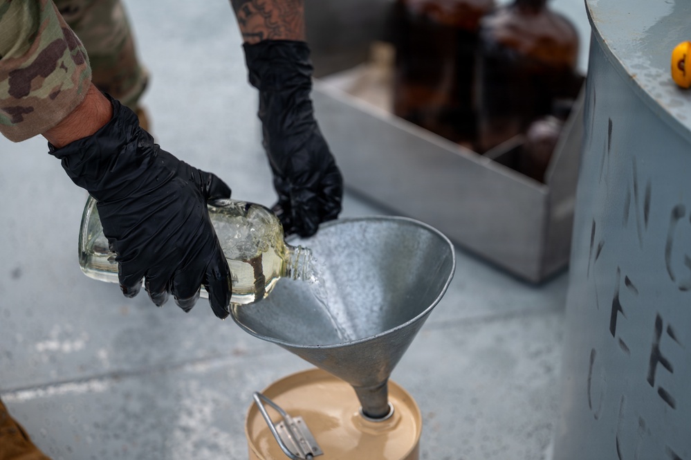 325th LRS safeguards mission through fuel testing