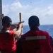 Iwo Jima Sailor shoots M9 pistol